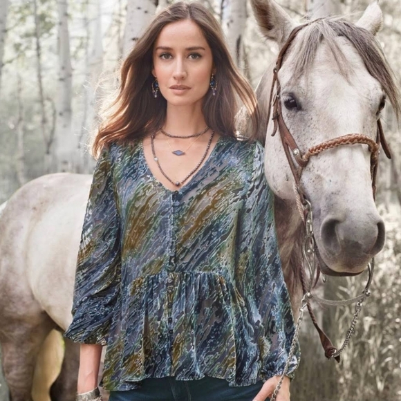 Sundance Velvet Riches Blouse - Picture 1 of 7